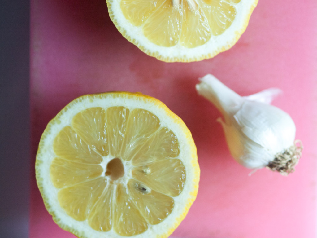lemon and garlic